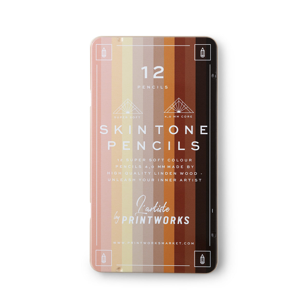 Skin tone pencil set