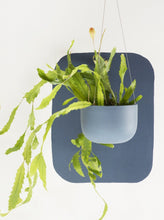Load image into Gallery viewer, Raw Earth Slate Blue Hanging Planter
