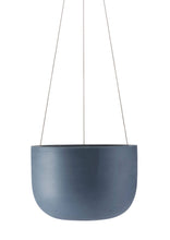 Load image into Gallery viewer, Raw Earth Slate Blue Hanging Planter
