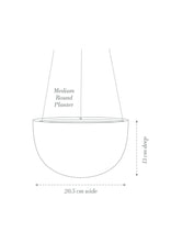 Load image into Gallery viewer, Bush Grey Hanging Planter
