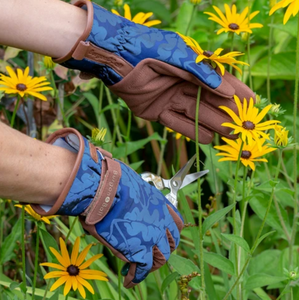 Love The Glove - Gardening Glove | Oak Leaf Navy