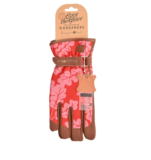 Love The Glove - Gardening Glove | Oak Leaf Poppy