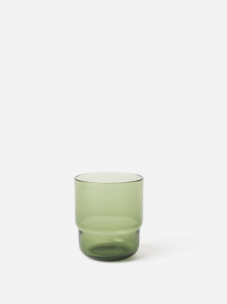 Piccadilly Glass Tumbler - Olive