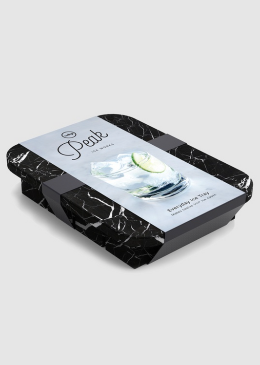 Everyday Ice Tray Black Marble