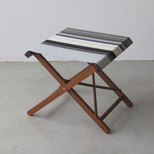Load image into Gallery viewer, Folding Stool - Synthetic Stripe
