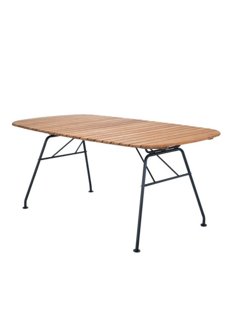 Beam Dining Table | Bamboo/ Black