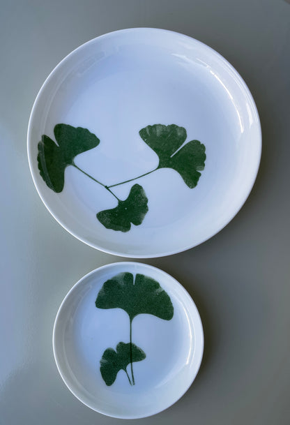 Ginkgo porcelain coupe | 14cm