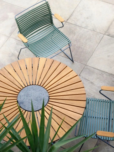 Click dining chair with arms | Olive