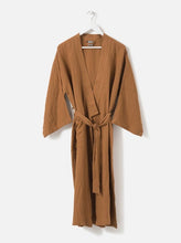 Load image into Gallery viewer, Linen Bath Robe - Toast
