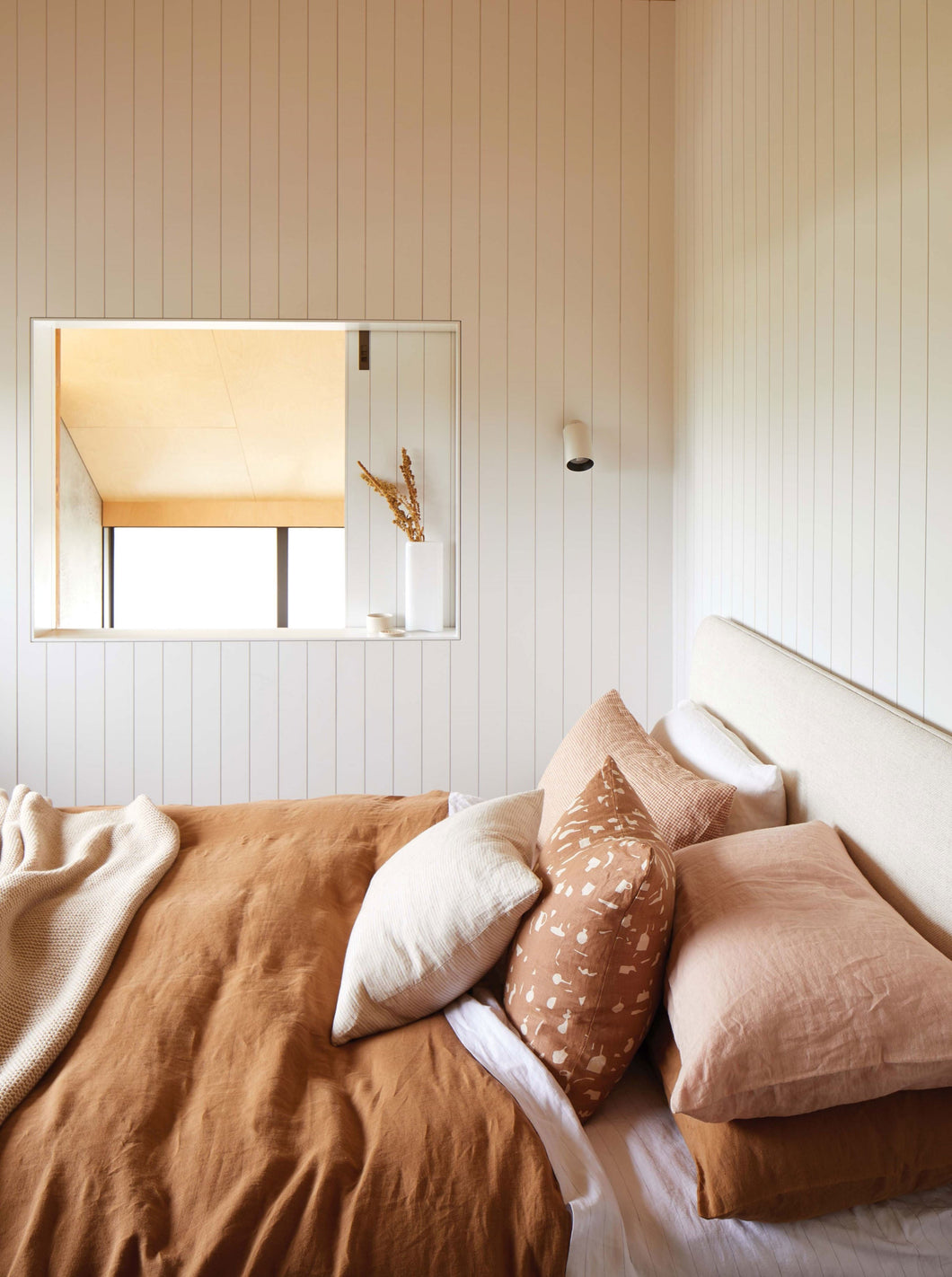 Toast Linen Duvet Cover