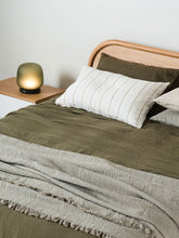Load image into Gallery viewer, Monday Linen Pillowcase Pair | Miso/Chalk
