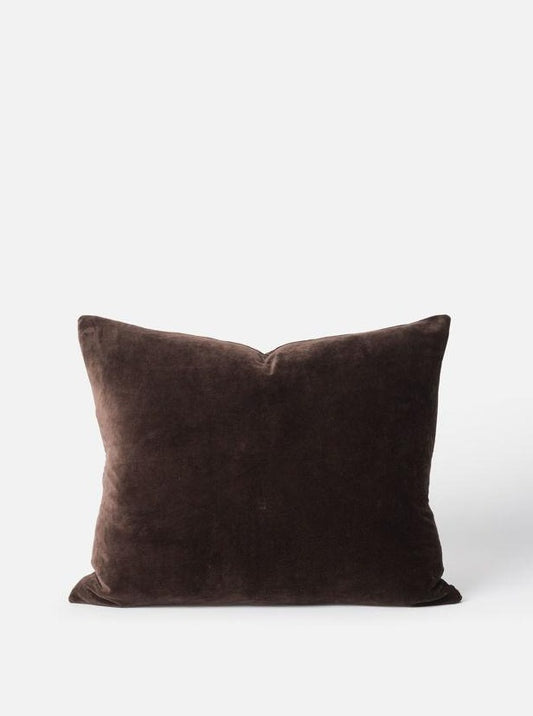 Cotton Velvet Cushion Cover | Henna